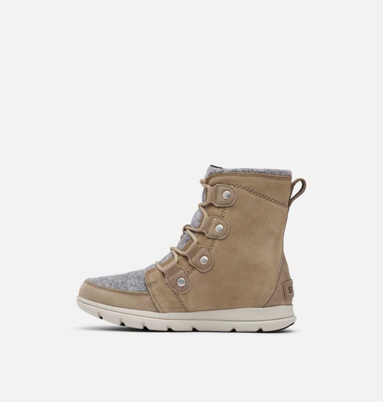 Womens Snow Boots Khaki - Sorel Explorer™ Joan Low - 872-OIKCVS